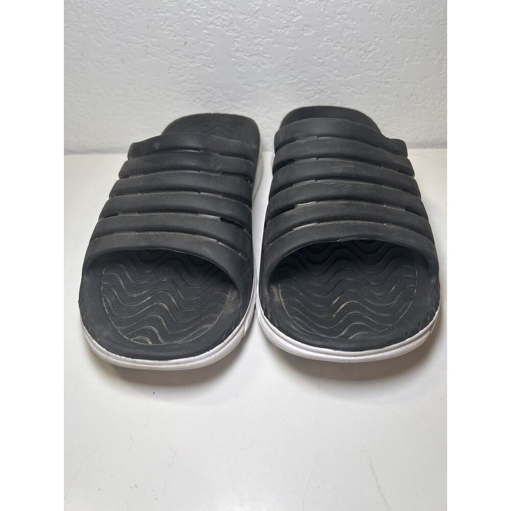 Avia Hightail Slides Women's Size 10 Black Sandals Slide